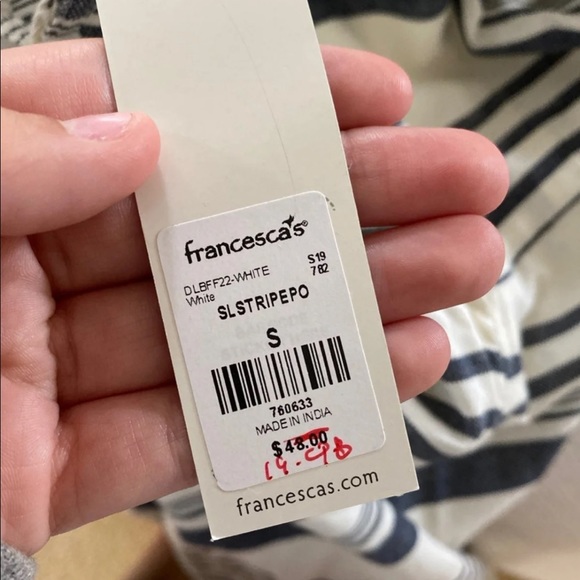 Francesca’s Striped Dress with Pockets - Picture 2 of 4